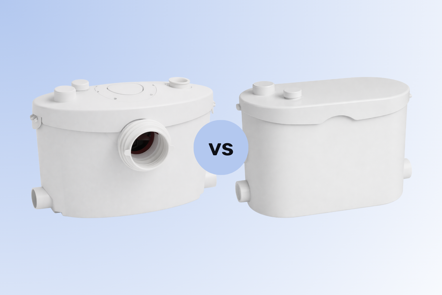 Triturador sanitario vs bomba de evacuación: diferencias clave